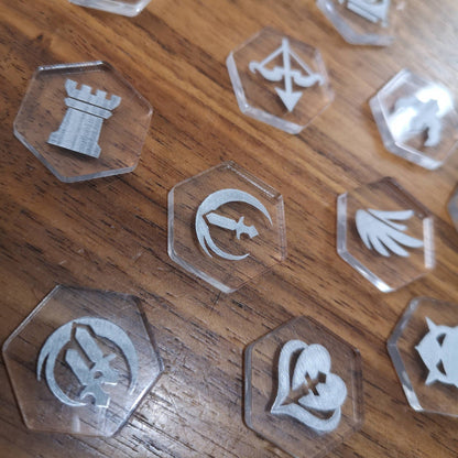 Magic the Gathering - Set of 12 Keyword Tokens - With Keyword