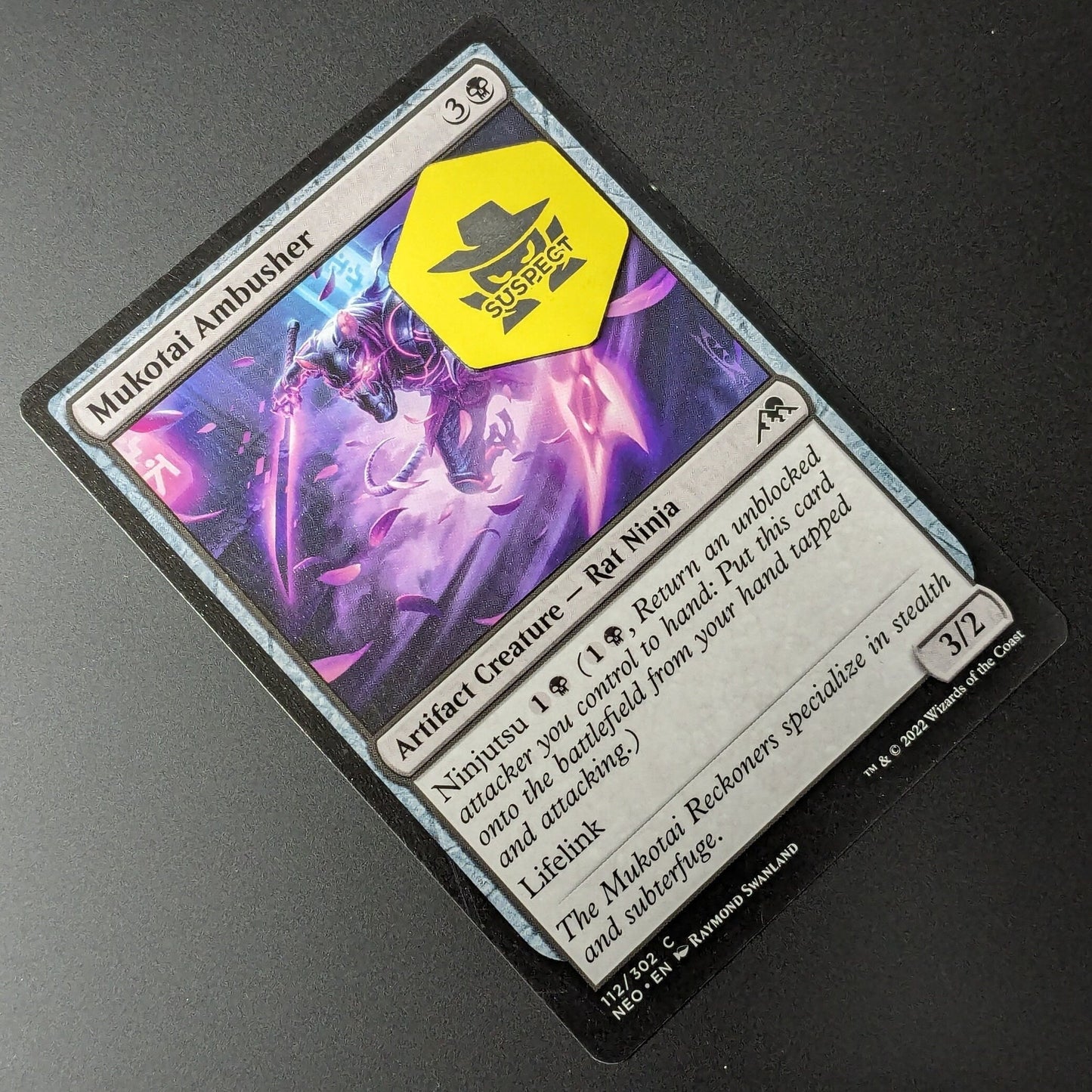 Magic the Gathering - Suspect Token no Keyword - Multiple Colour Combinations