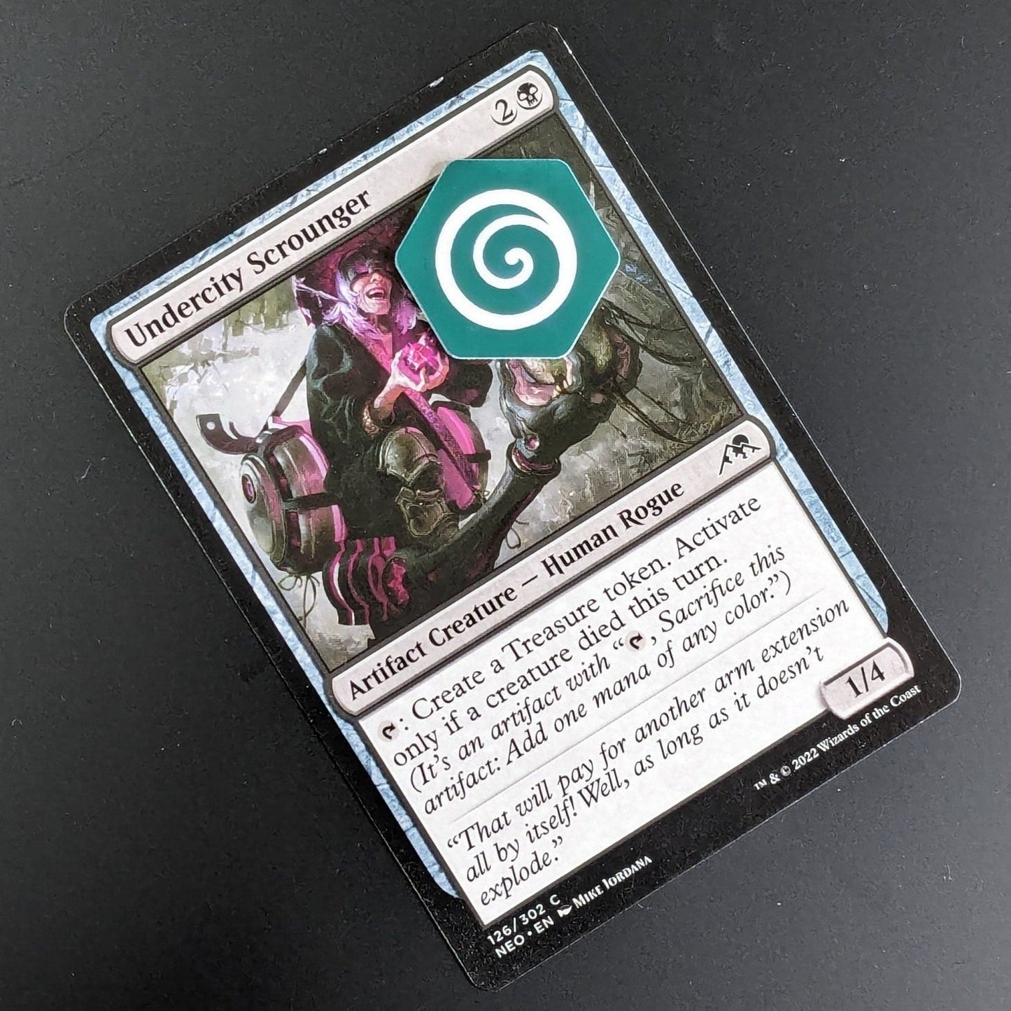 Magic the Gathering - Stun Token no Keyword - Multiple Colour Combinations