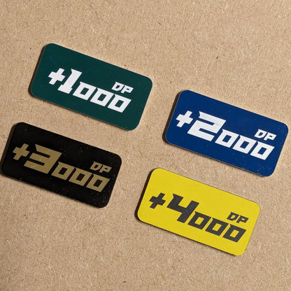 Digimon TCG Damage Modifier Tokens - Any Number - Multiple Colour Combinations