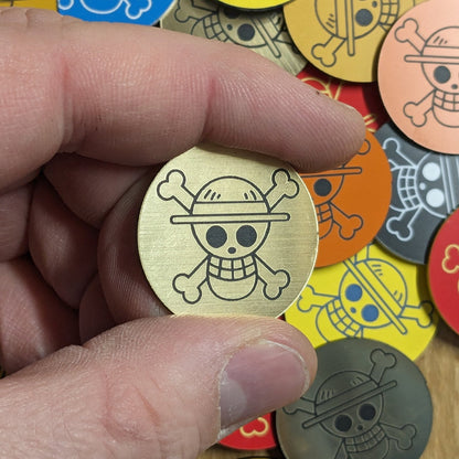 Straw Hat Token - Ability Used Counter - One Piece TGC - Multiple Colour Combinations