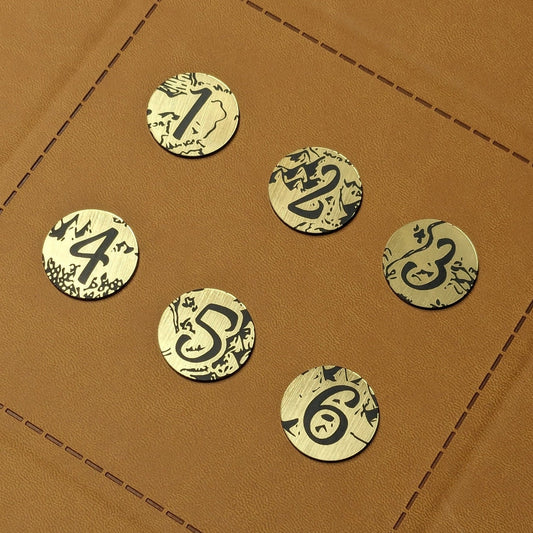 Middle Earth Strategy Battle Objective Markers - Set of 6 - 25mm or 40mm Objective Tokens