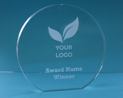 Personalised Star/Circle Acrylic Award - 10mm Thick