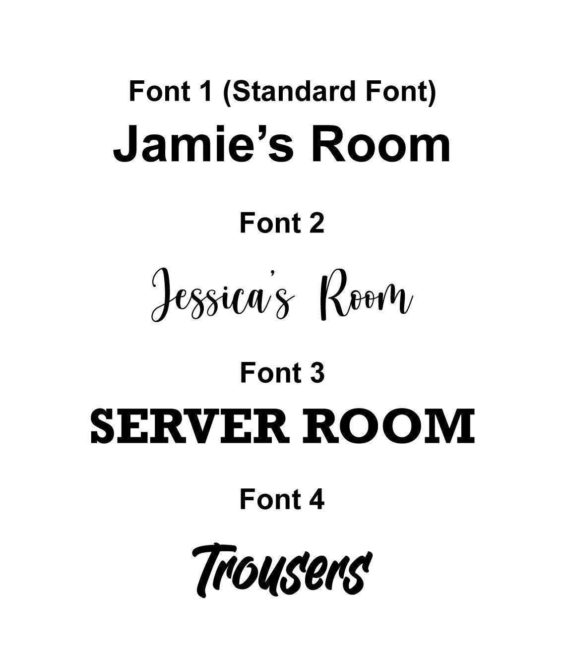 Labels and Signage - 2 ply Acrylic (Gravoply) . Suitable for indoor and outdoor use. Fully Customisable. Great for Organising. Trophy Plates