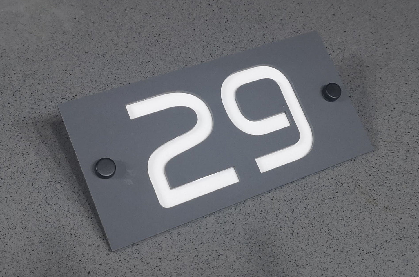 Acrylic House Sign Door Number, Acrylic Door Sign Bespoke, Modern House Sign, Modern House Plaque, House Number