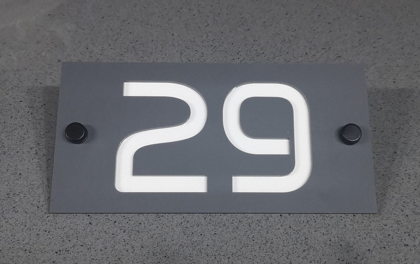 Acrylic House Sign Door Number, Acrylic Door Sign Bespoke, Modern House Sign, Modern House Plaque, House Number