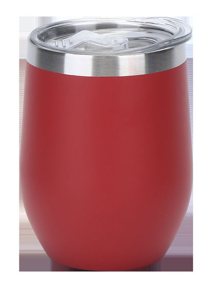 Personalised Thermos Cup 340ml (12oz) - Insulated Double Wall Travel Cup with Lid