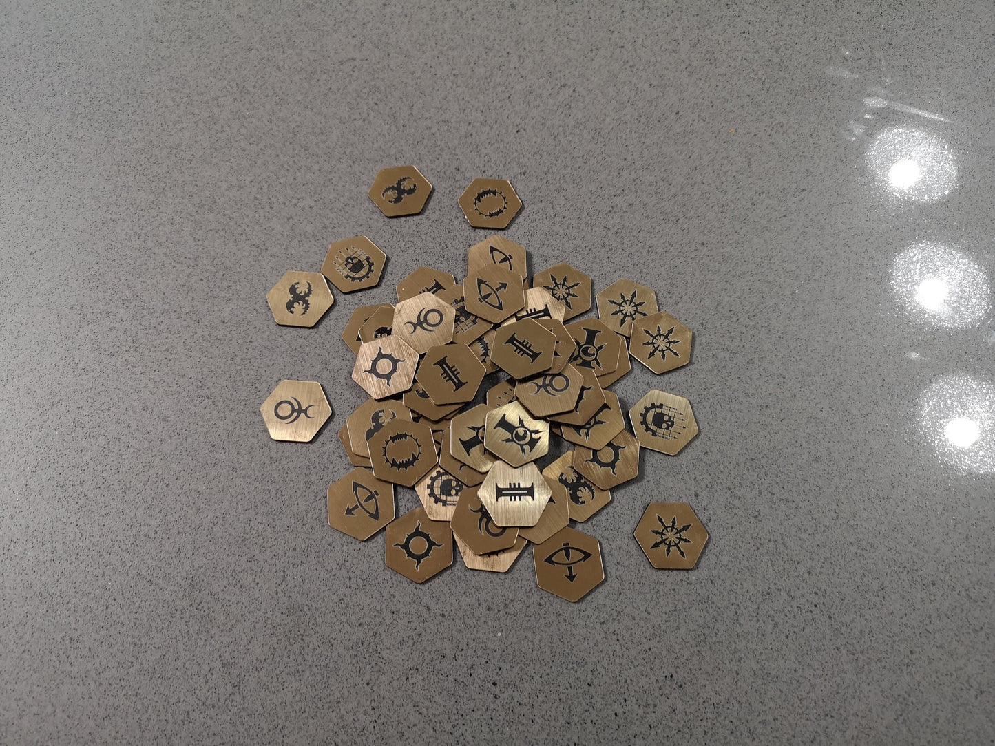 Set of 6 - 25mm Custom Objective Tokens