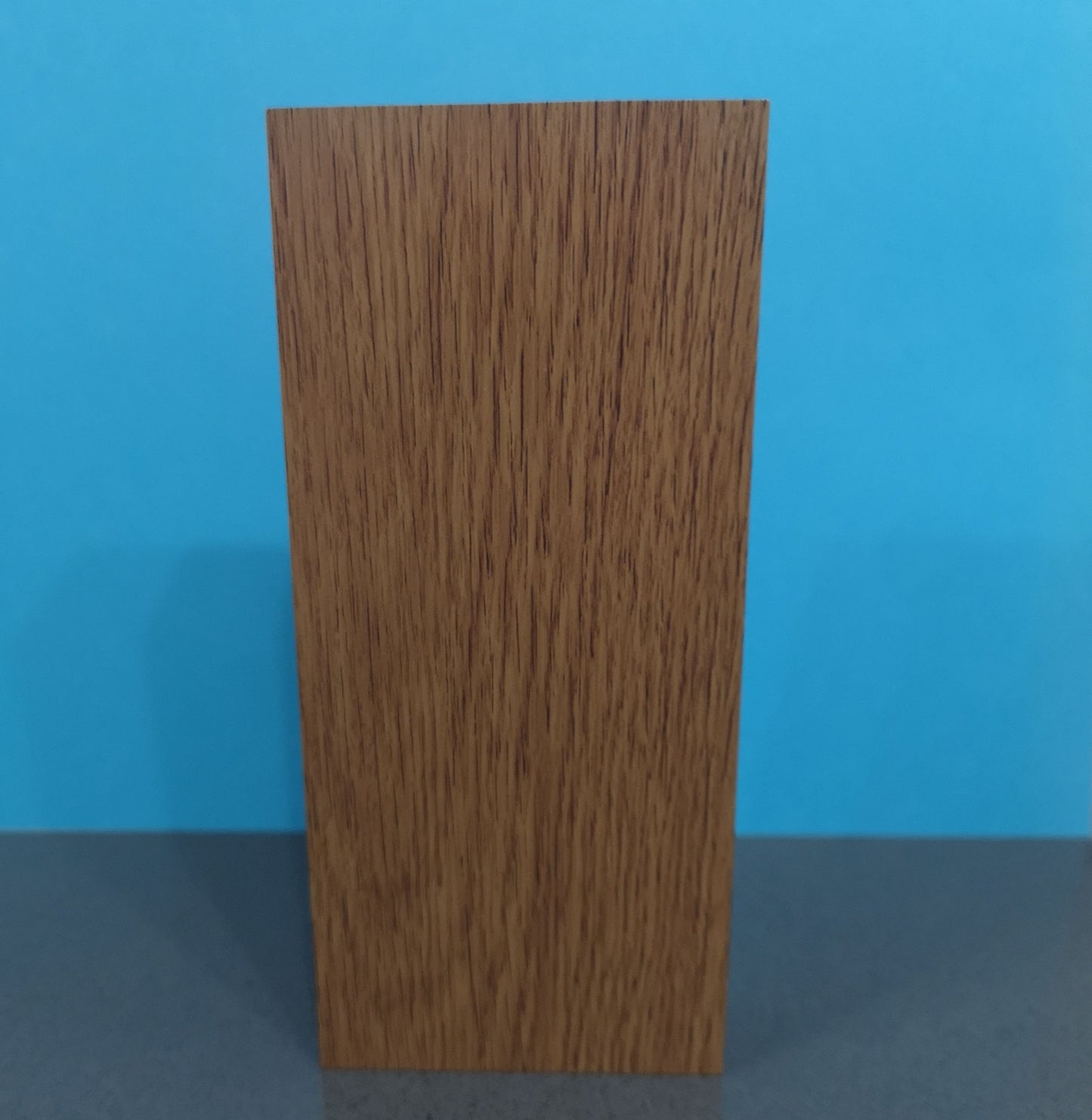 Light Oak Wooden Award with a Combination of Silver and Gold Engraving Area