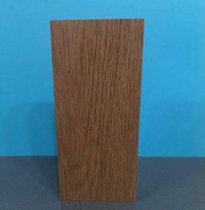 Light Oak Wooden Award with a Combination of Silver and Gold Engraving Area