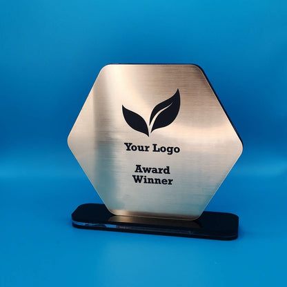 Personalisable Acrylic Hexagon Award