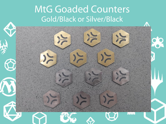 Magic the Gathering - Goaded Counters - Keyword Tokens