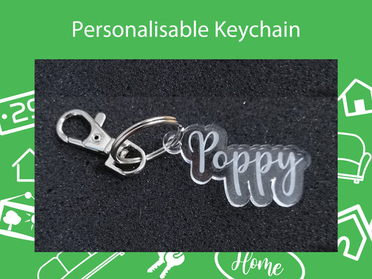 Personalised Name Keyring