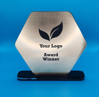 Personalisable Acrylic Hexagon Award