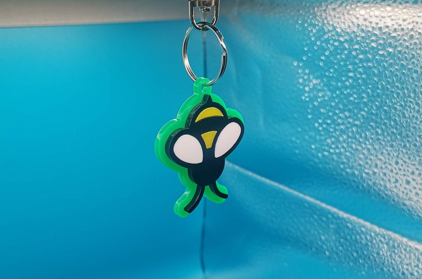 Bumble Bee Keychain/Keyring/Backpack tag/Lunchbox tag.