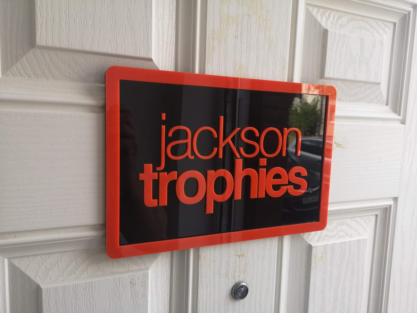 Acrylic Sign. For Use Indoor and Outdoor. UV Stable.