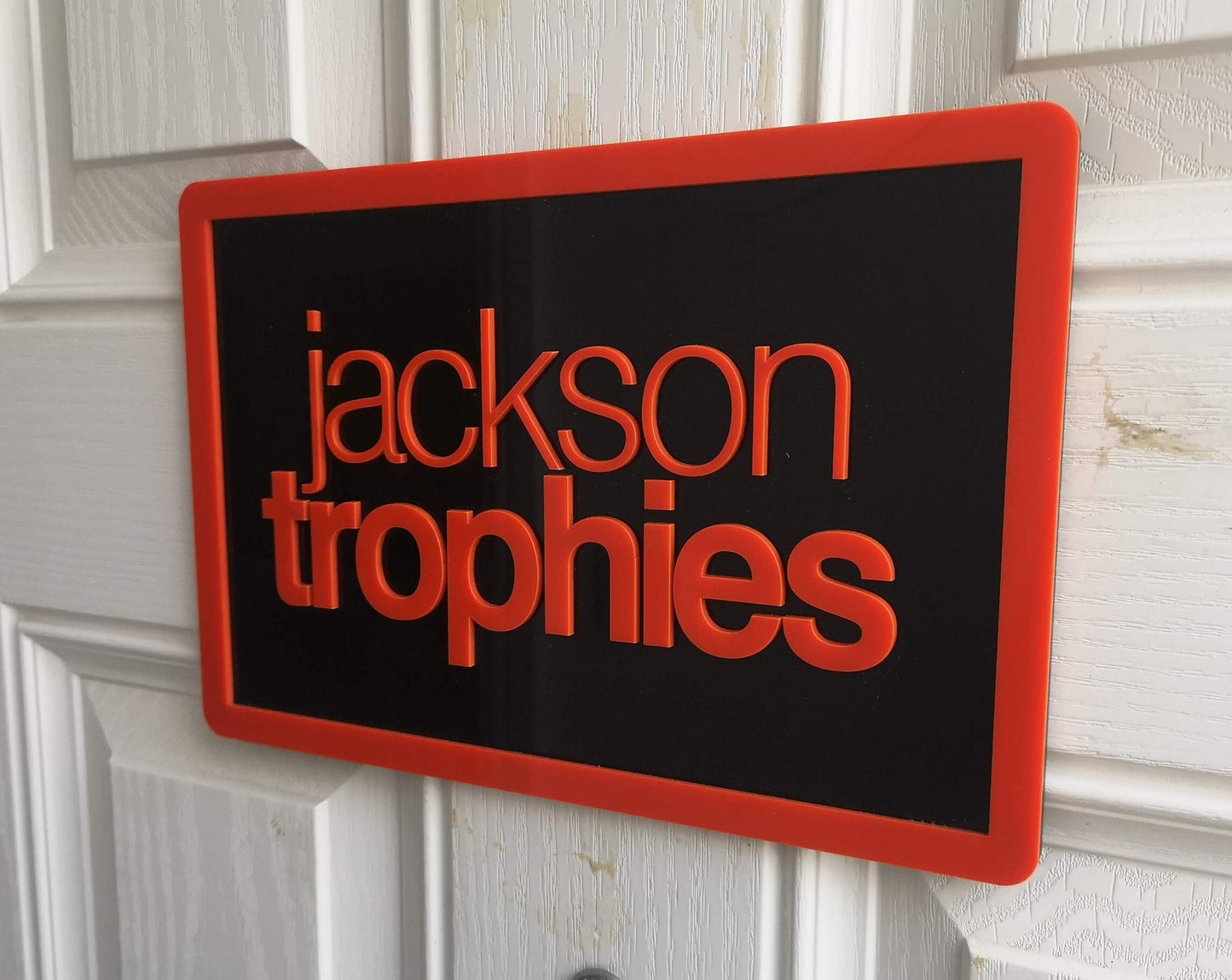 Acrylic Sign. For Use Indoor and Outdoor. UV Stable.