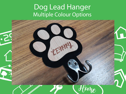 Dog Lead Hanger - Multiple Colours Available. Hanger for Dog Leash/Lead