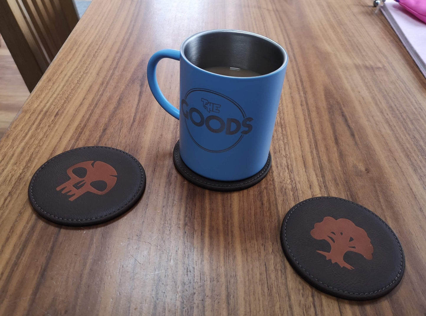 Magic the Gathering - Mana Pool Leather Coasters - Set of 6