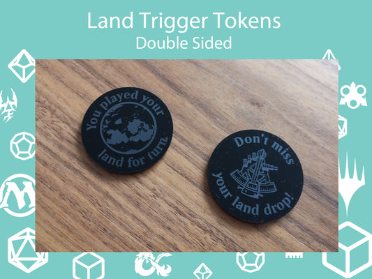 Magic the Gathering - Land Trigger Reminder Tokens