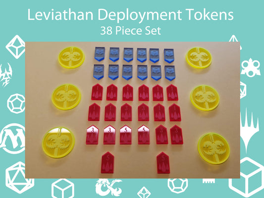 WH40K - Leviathan Deployment Tokens - 38 Piece Set