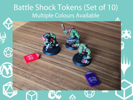 Warhammer 40k - Battle Shock Tokens (Set of 10) For 10th Edition