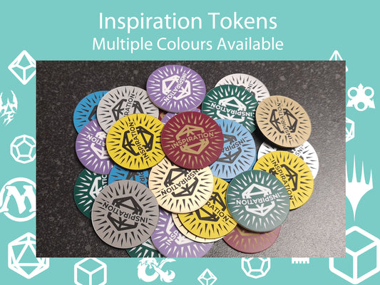 D&D Inspiration Tokens - Dungeons and Dragons