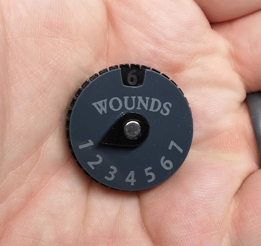 Wound Counter Dials (0-79) Set of 2 - Warhammer 40K, Magic the Gathering and Dungeons and Dragons