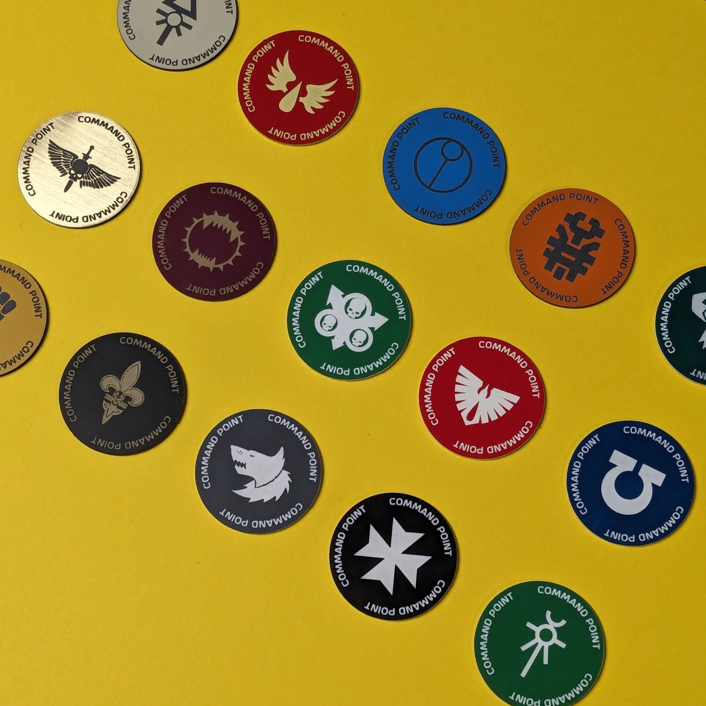 WH40K - Faction Command Point Tokens - Set of 6