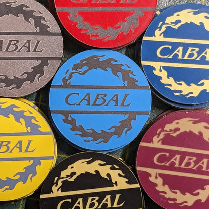 WH40K - Cabal Point Tokens - Set of 5 - Thousand Sons